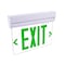 L1 LED Exit Sign 3.5W, Clear and Green, Emergency Watt 1.5W LOC-EXIT-3.5WGLW-CL - alternate 3